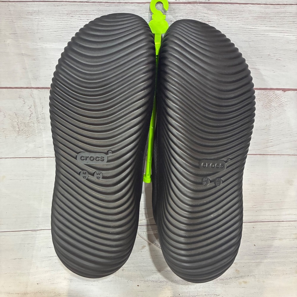 Crocs Mellow Ease Slip On Sneakers Mens 10 Black LiteRide Recovery 210500-060 - Picture 6 of 7